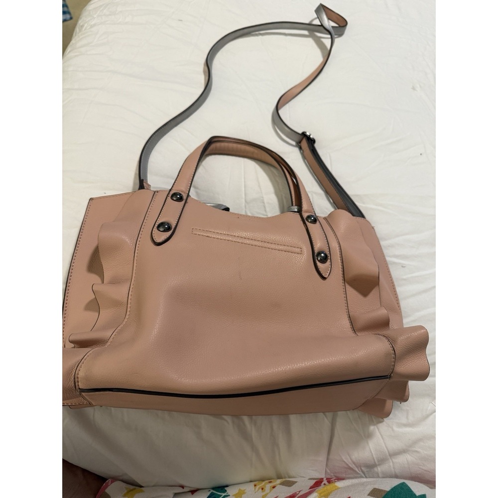Jessica Simpson Faux Pink Ruffle Purse - Picture 6 of 13